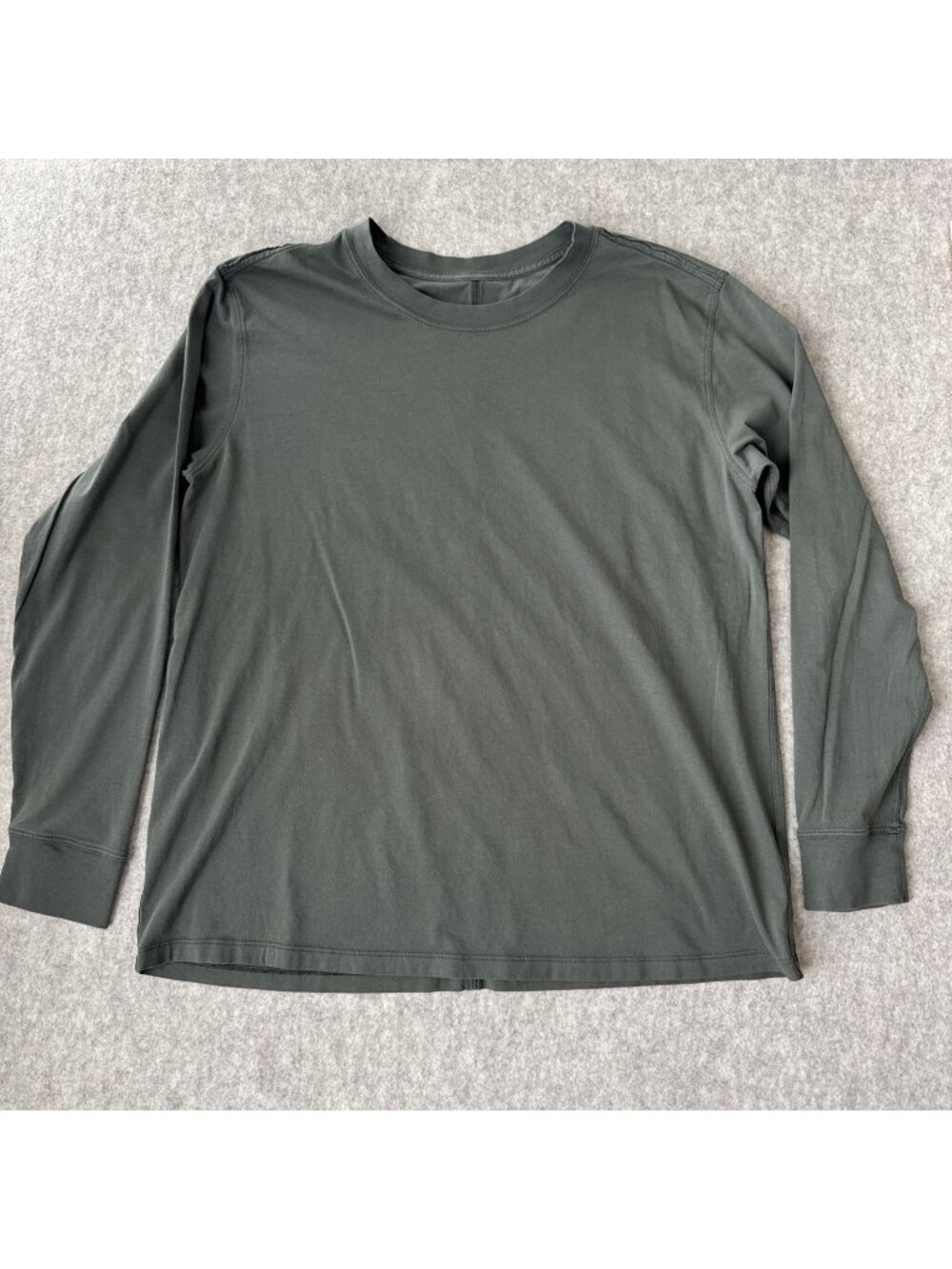 Lululemon Long Sleeve Crew Neck T Shirt‎ Green Mens Large